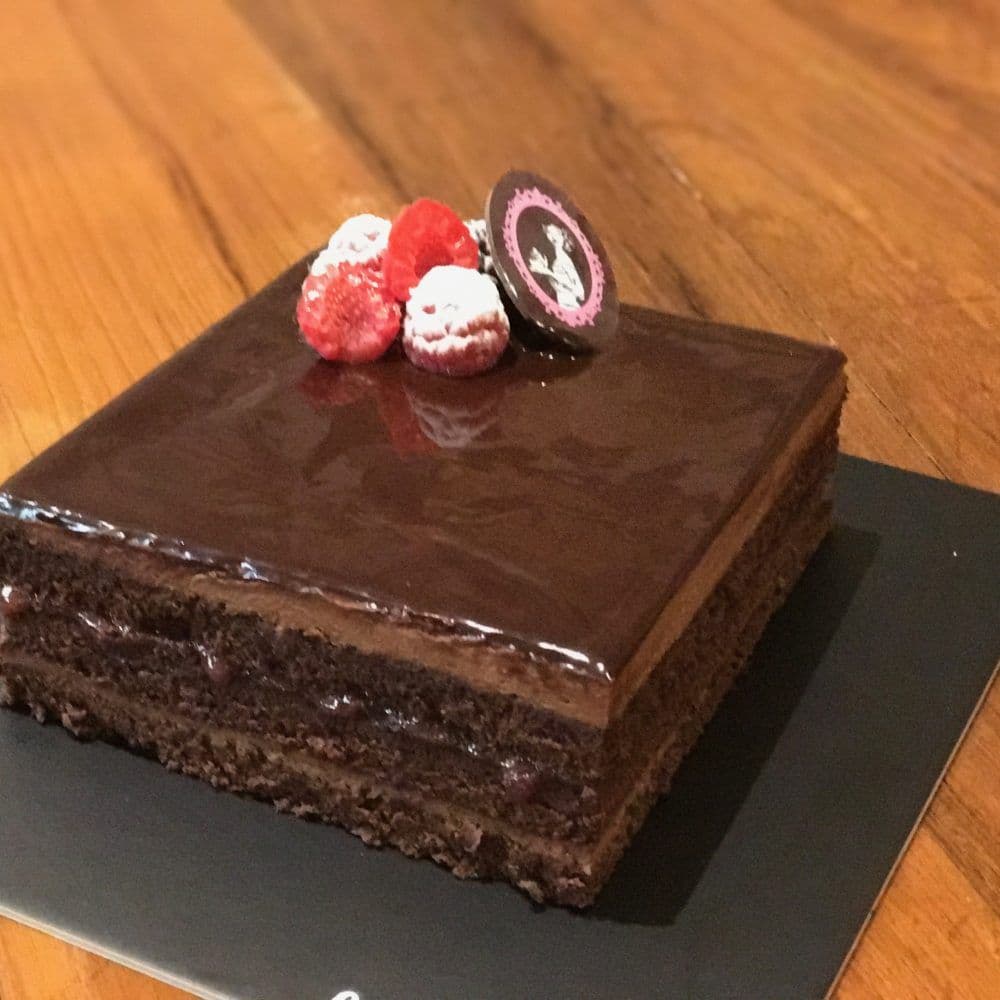 Tarta vegana de chocolate tipo Sacher
